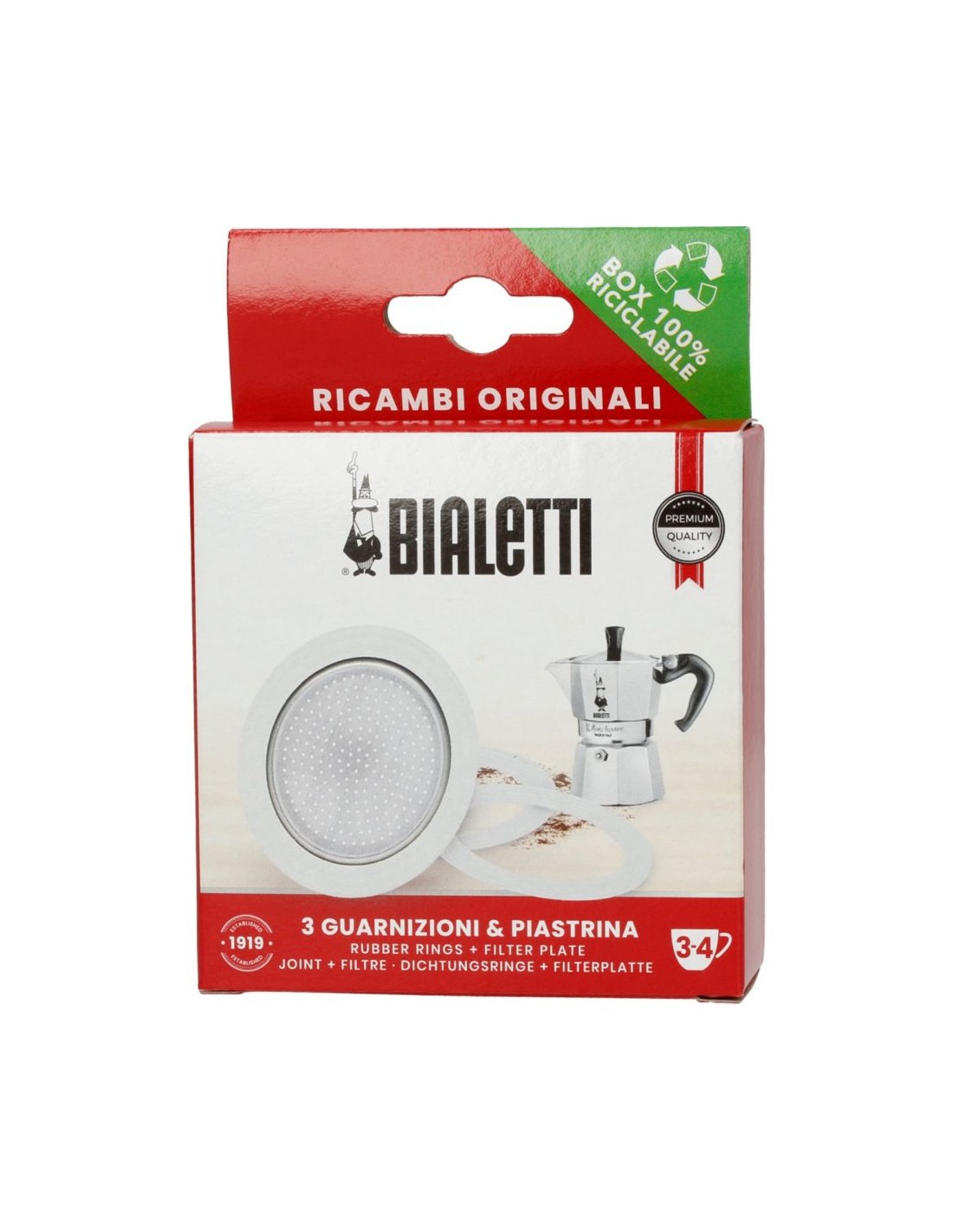 Bialetti - brtva + sito - 3/4 šalice - Slika 2