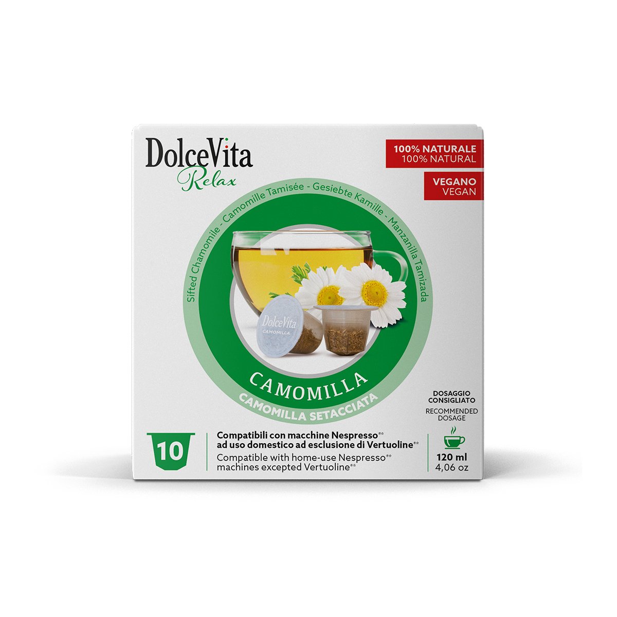 DolceVita - Nespresso kompatibilne-čaj kamilica-10kom