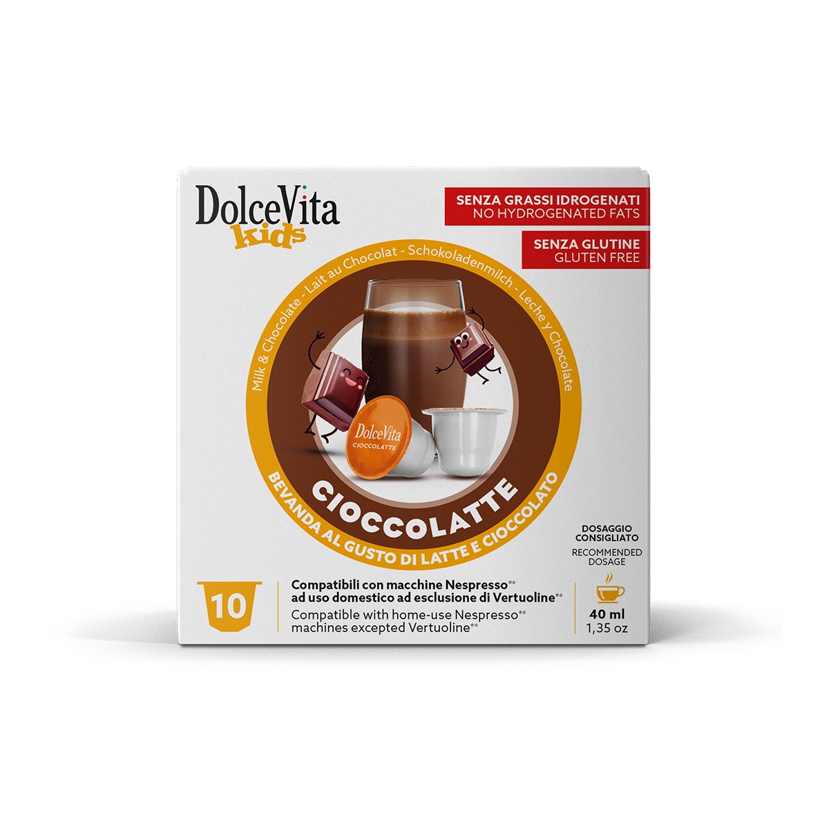 DolceVita- komp. Nespresso - bijela čokolada - 10 kom